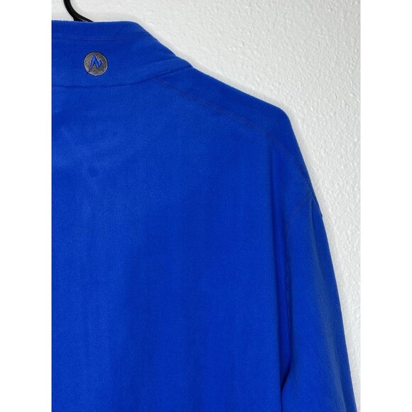 Marmot ESS Tech Light Fleece Jacket Blue XL Hiking Jogging Camping Running EUC - Picture 13 of 15